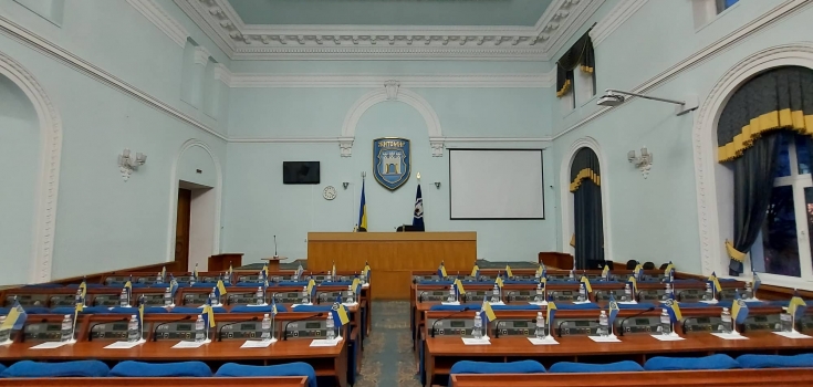 Сесійна зала готова приймати новообраних депутатів