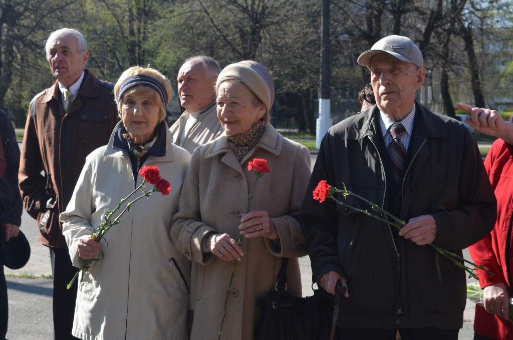 Ветерани вшанували загиблих та замучених у нацистських концтаборах людей
