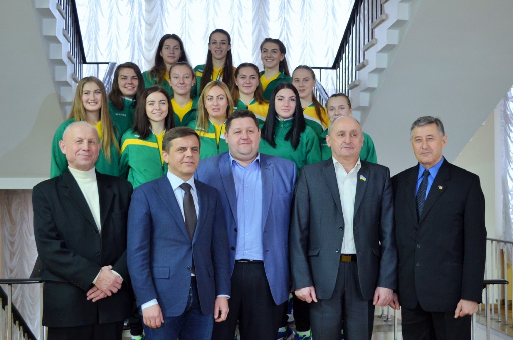 У Житомирі представили жіночу волейбольну команду області ВК «Полісся»