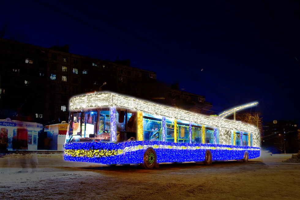 У Житомирі доїхати на новорічну ялинку можна буде тролейбусом 