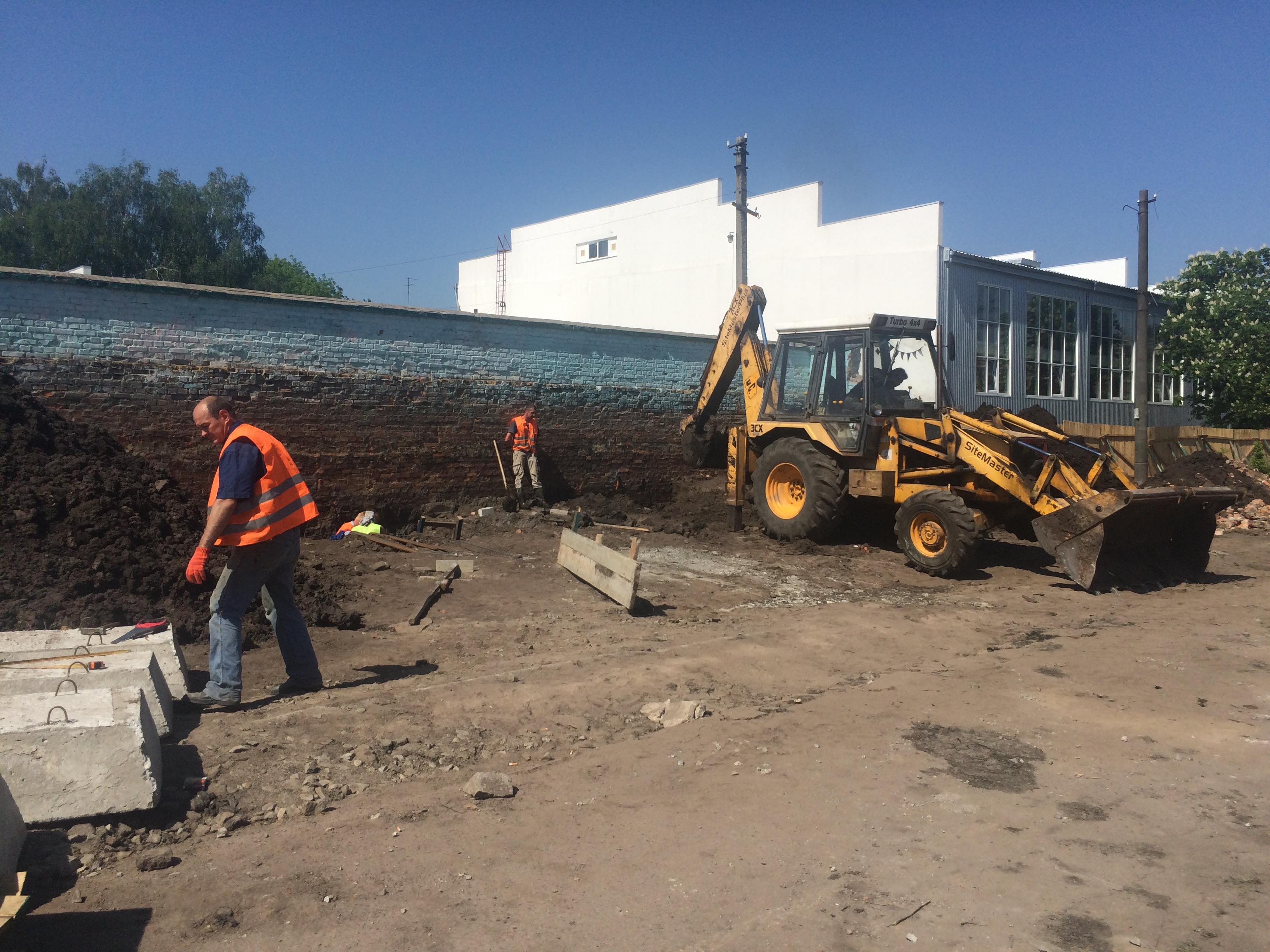 У Житомирі тривають роботи з проведення реконструкції стадіону «Спартак»