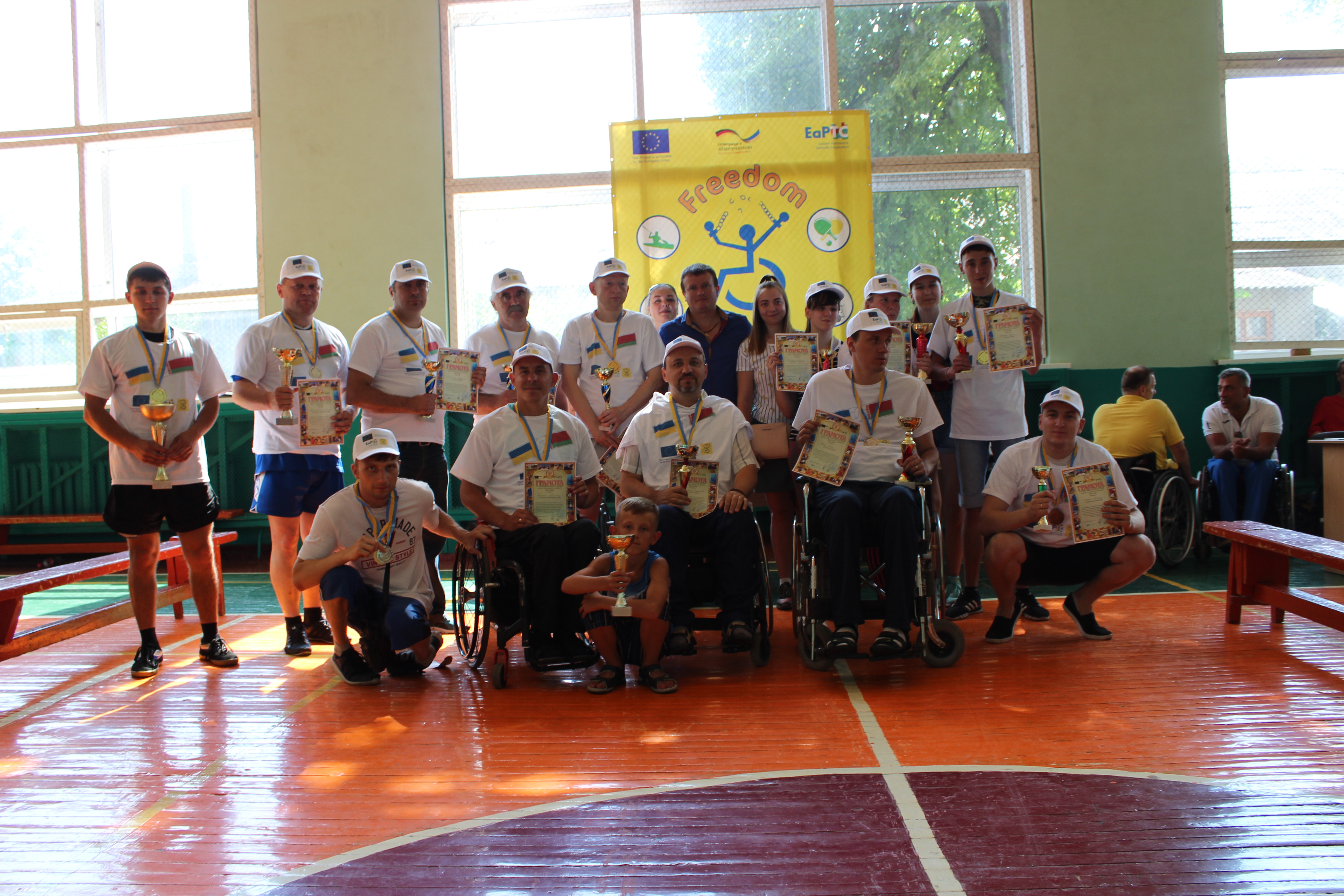 У Житомирі відбулися змагання з бочче, настільного тенісу, армреслінгу та шахів