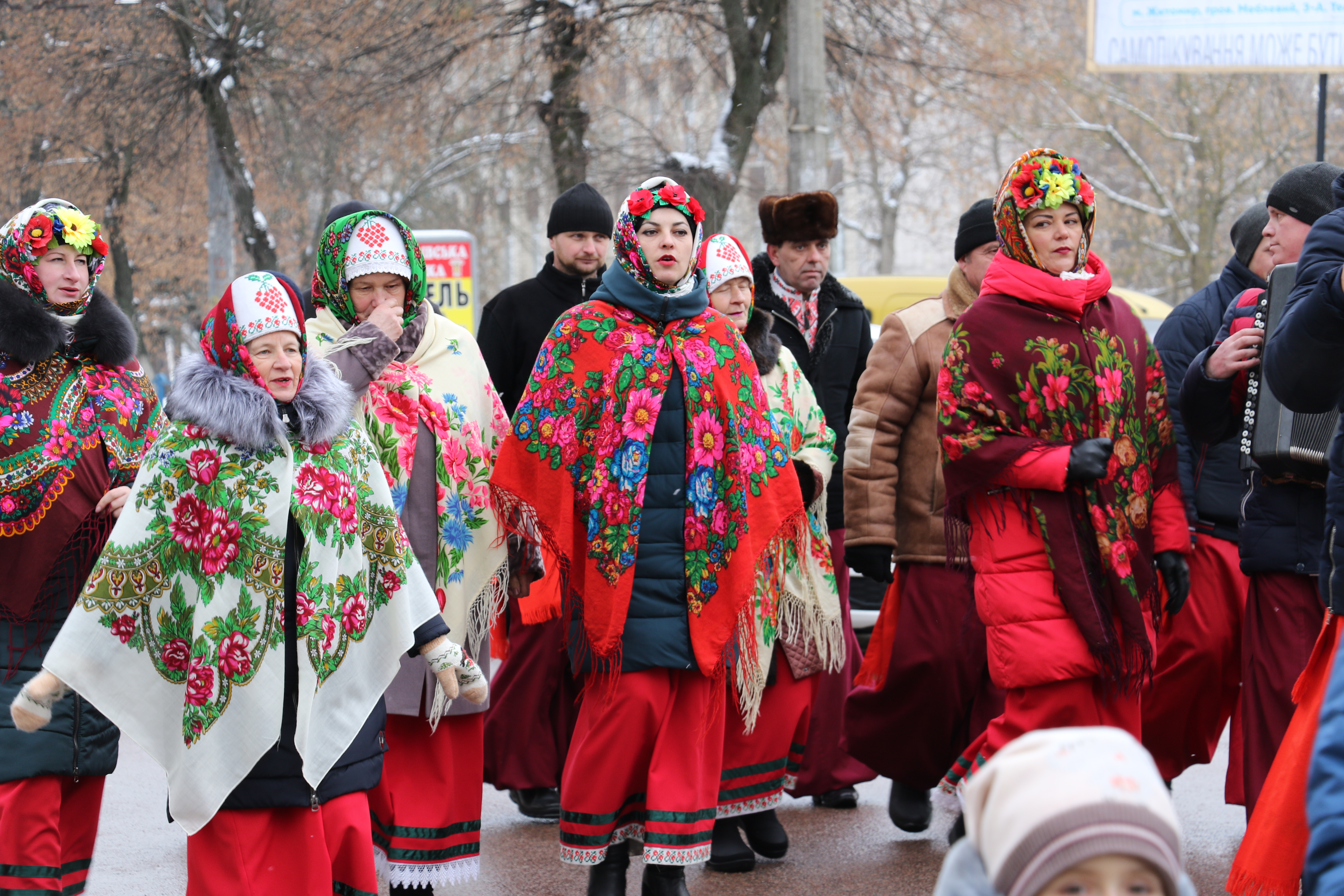 Перший Житомирський фольклорний фестиваль «Маланка-фест» стартував під час святкування Щедрого вечора