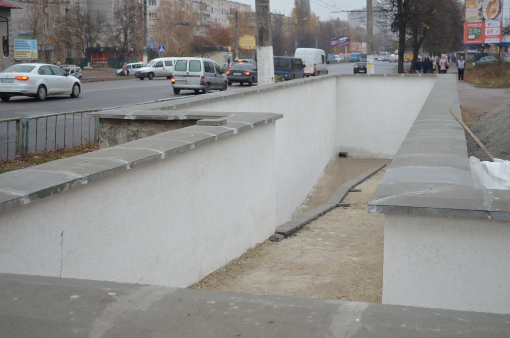 Реконструкцію пішохідного переходу на проспекті Миру буде закінчено у травні