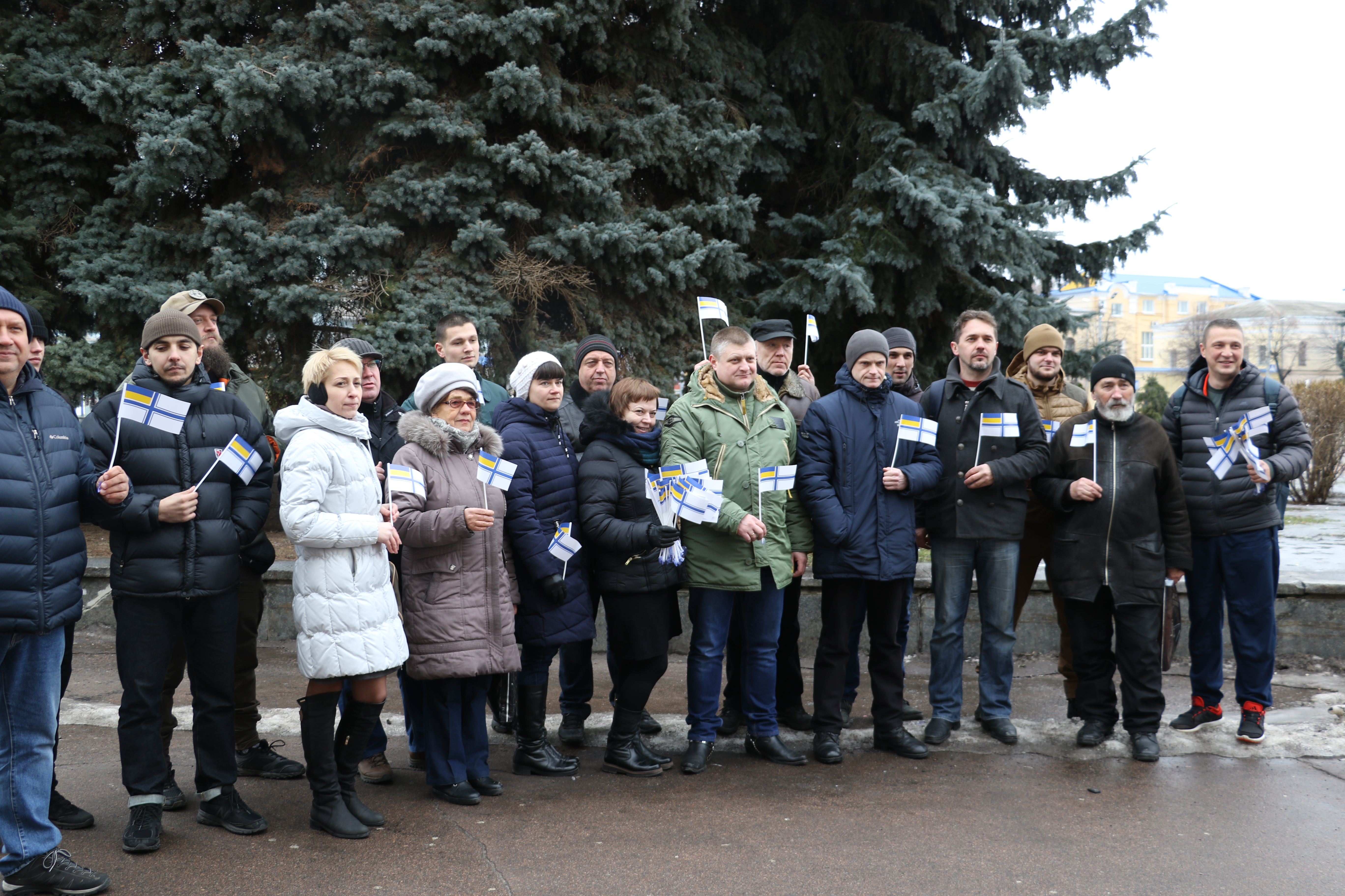 У Житомирі відбувся флешмоб на підтримку полонених українських моряків