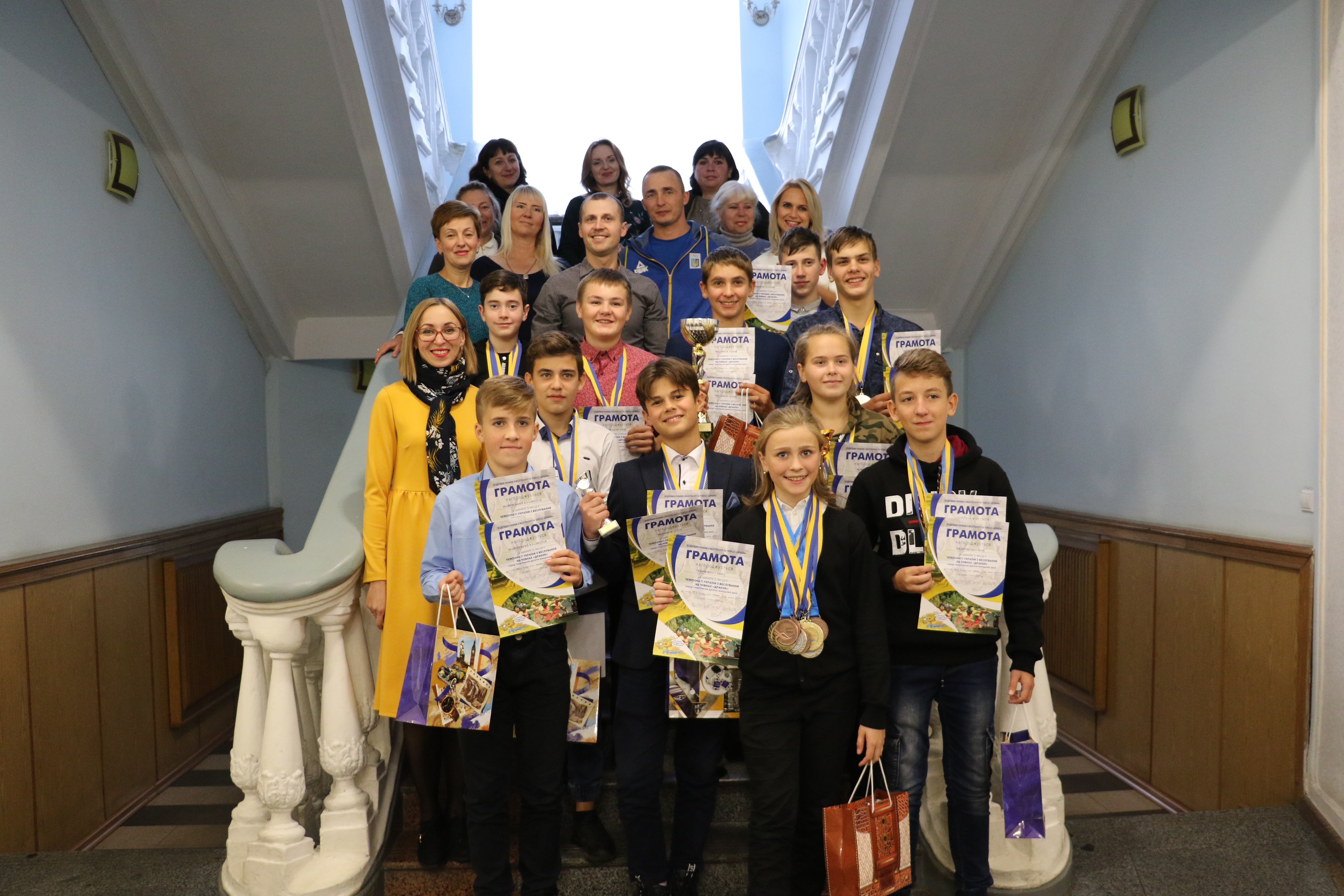У міській раді привітали команду ДЮСШ №1 з успішним виступом на Чемпіонаті України