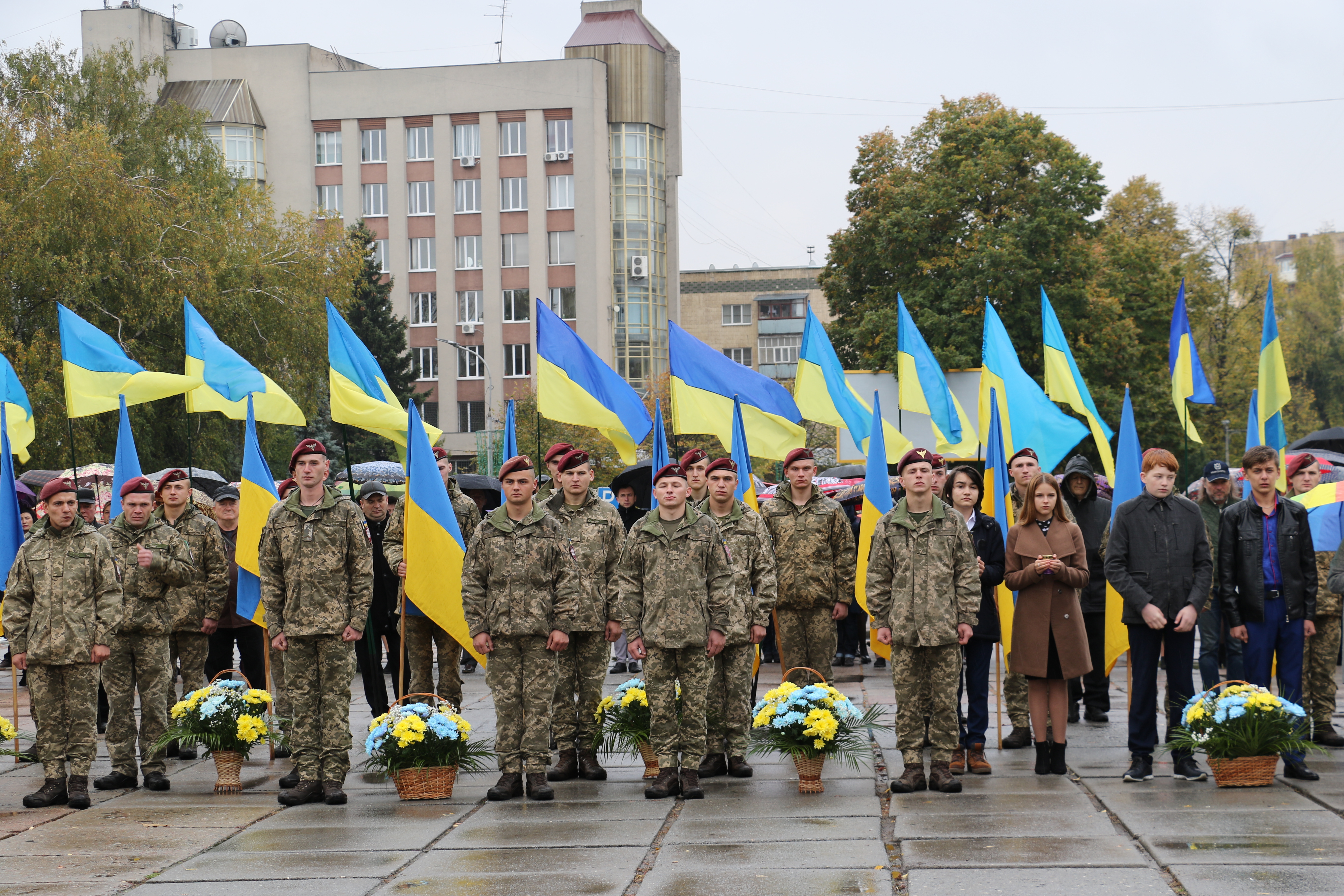 У Житомирі відбулися урочистості з нагоди Дня захисника України