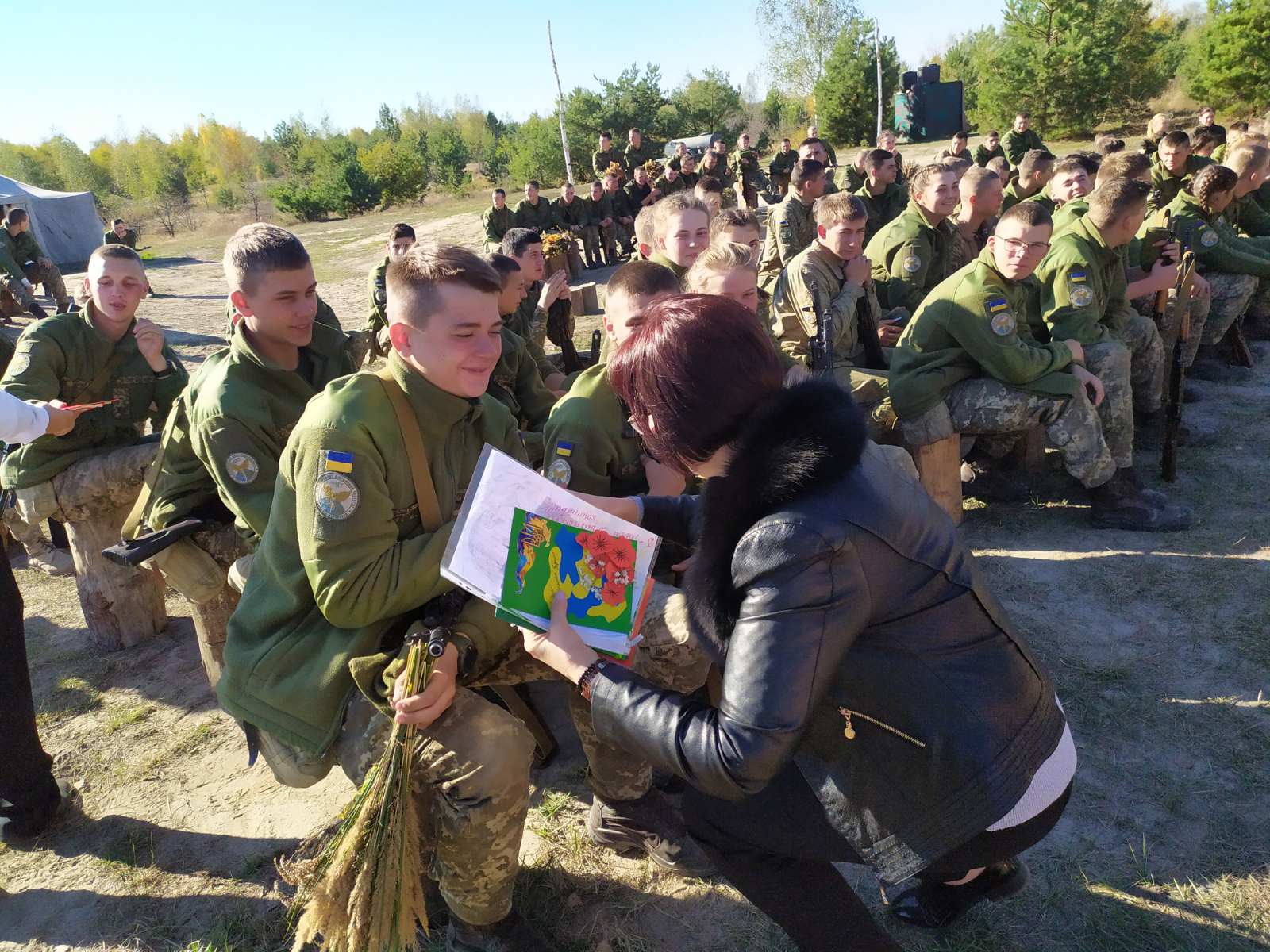 Як у Житомирі вітали захисників України