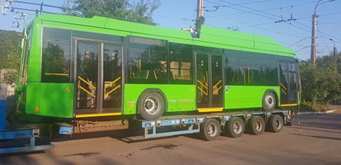 До житомирського ТТУ надійшла нова партія нових тролейбусів