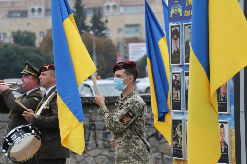 У Житомирі  вшанували пам'ять загиблих захисників України
