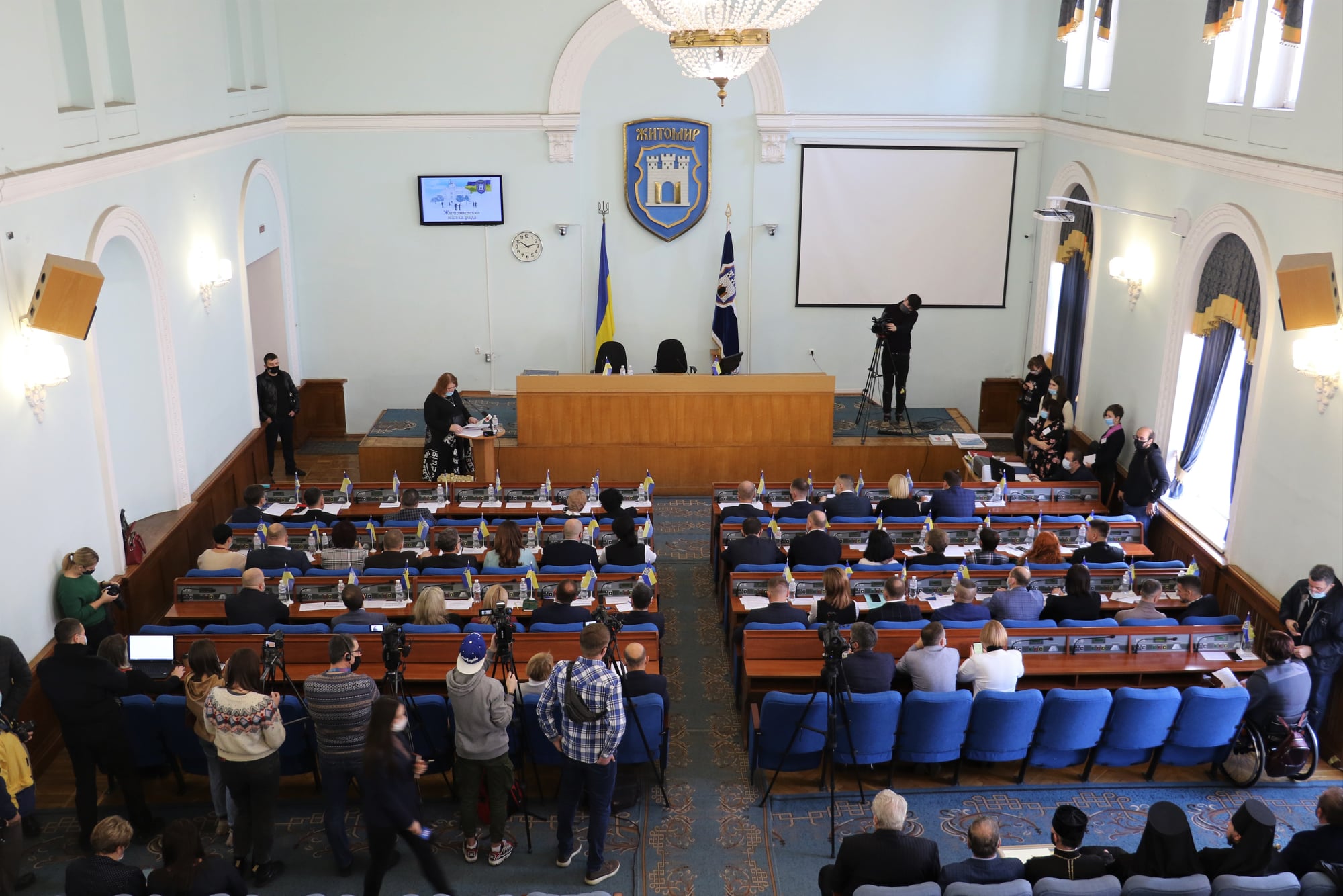 Розпочали свою роботу  депутати  Житомирської міської ради 8 скликання