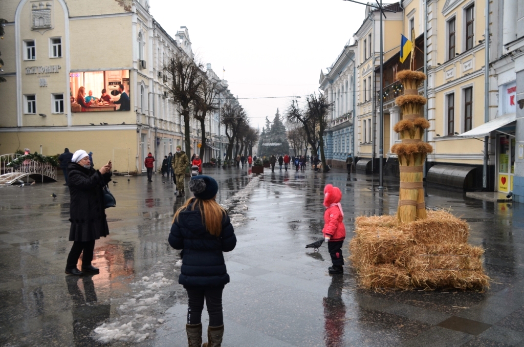 У переддень Різдва Христового до Житомира привезли Різдвяного Дідуха