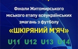 У Житомирі відбудеться міський фінал всеукраїнських змагань з футболу 
