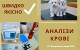 Центр захисту тварин надає послуги з діагностики крові для домашніх тварин.