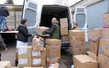 27 палет благодійного вантажу отримали сьогодні лікарні міста від Humedica