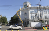 У Житомирі ремонтують фасад міської ратуші