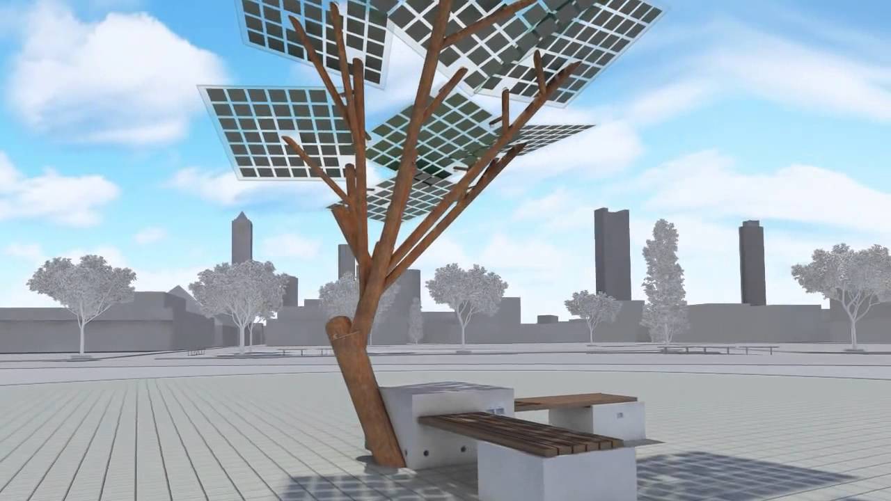  Незабаром в місті з’являться «Сонячні дерева» для зарядки мобільних пристроїв