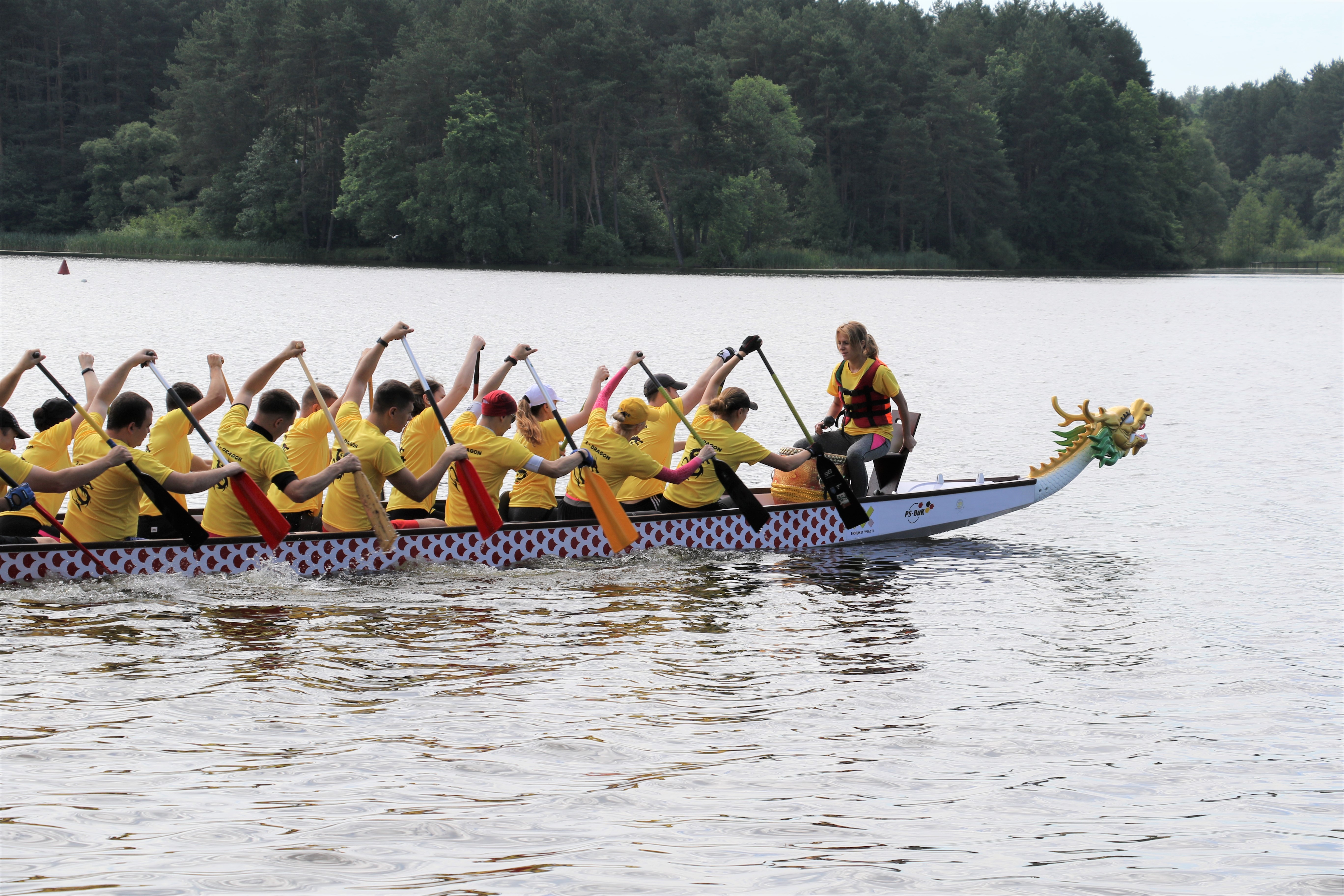 У Житомирі відбулись змагання з веслування на драгонботах під назвою «Teteriv Dragon»