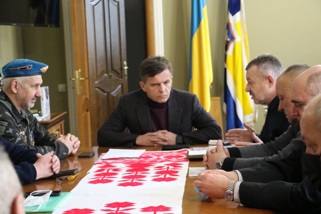 Сергій Сухомлин зустрівся з представниками організацій учасників афганської війни та інших локальних війн