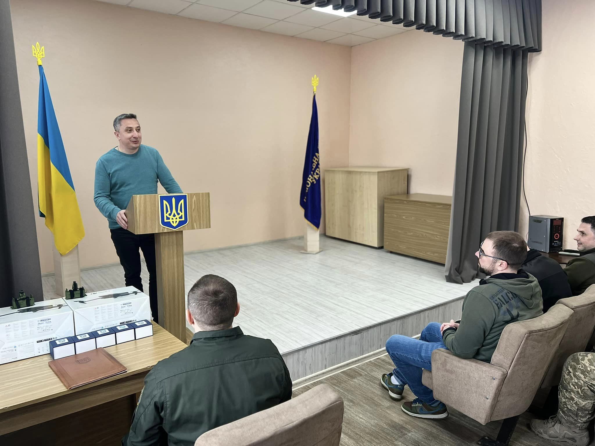 Секретар Житомирської міської ради привітав нацгвардійців із 9-ю річницею