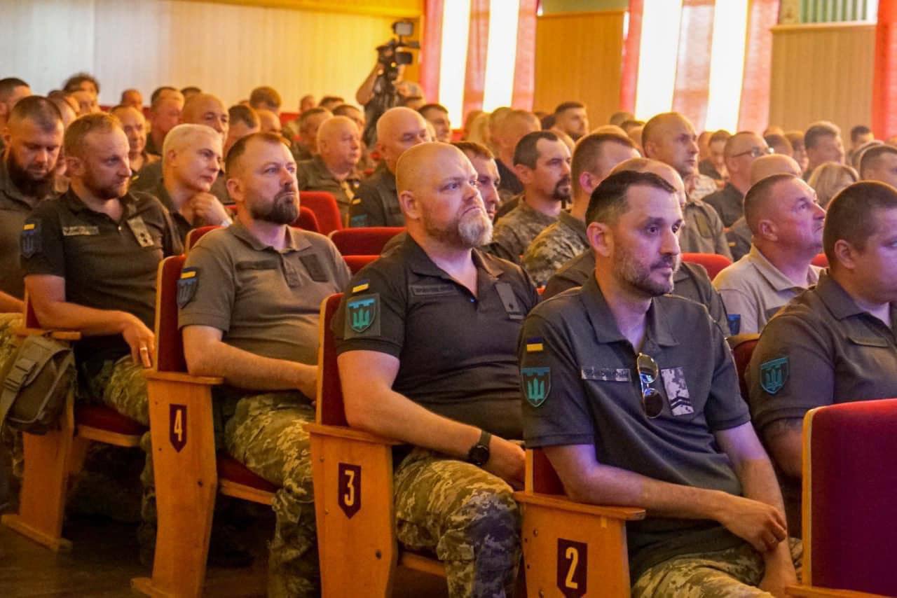 Із 5-ю річницею створення 115 окремої бригади ТРО військовослужбовців привітав секретар Житомирської міської ради